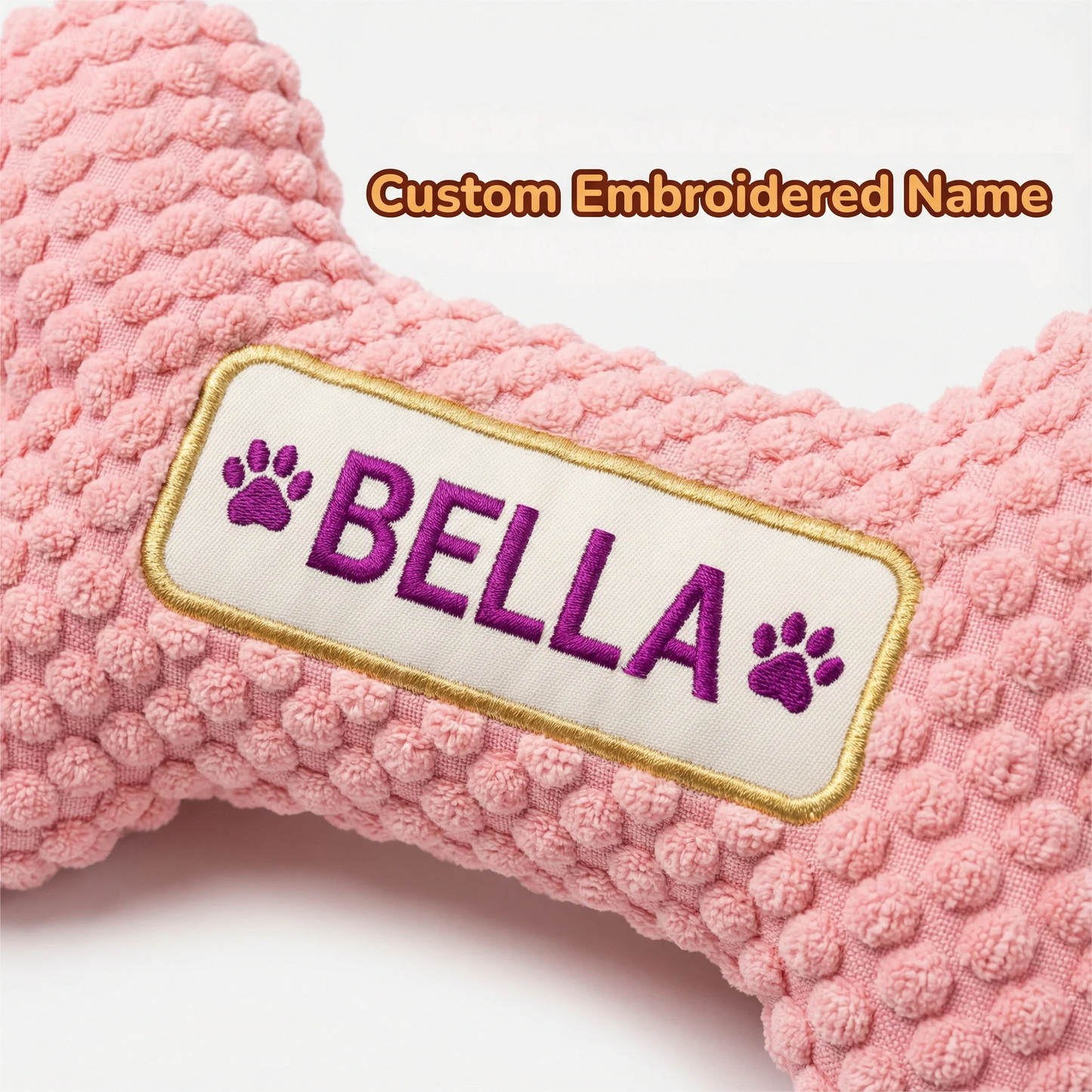 Dog Dad Gift — Personalized Squeaky Bone Toy