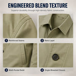 Waterproof Mid Length Trench Coat