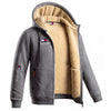 Mens Contrast Lined Hooded Full Zip Jacket