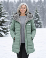 Fleece Lined Quilted Coat