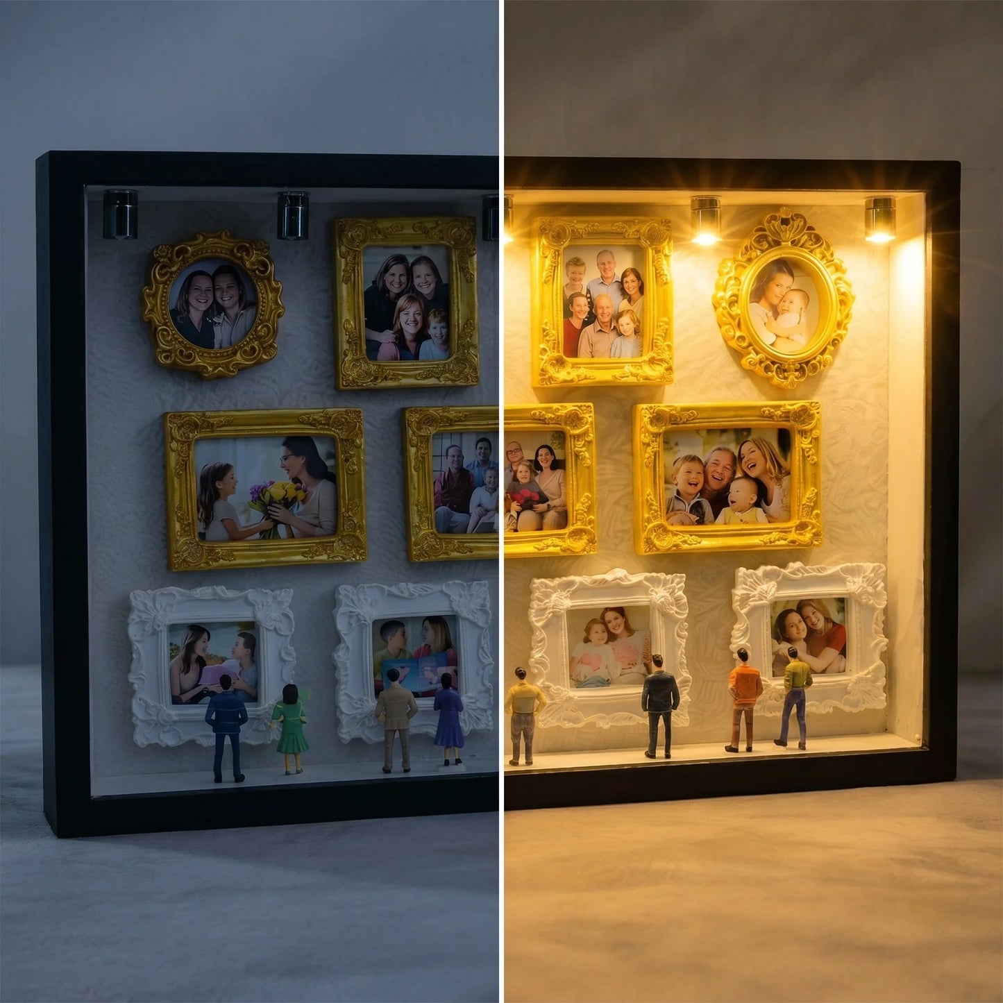 "Our Tiny Museum" Personalized 3D Photo Frame – A Gift She’ll Cherish Forever