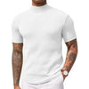 Short Sleeve Mock Turtleneck Sweater