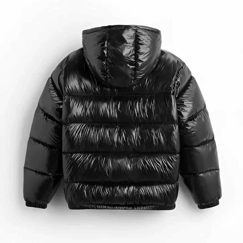 Glossy Nylon Winter Puffer