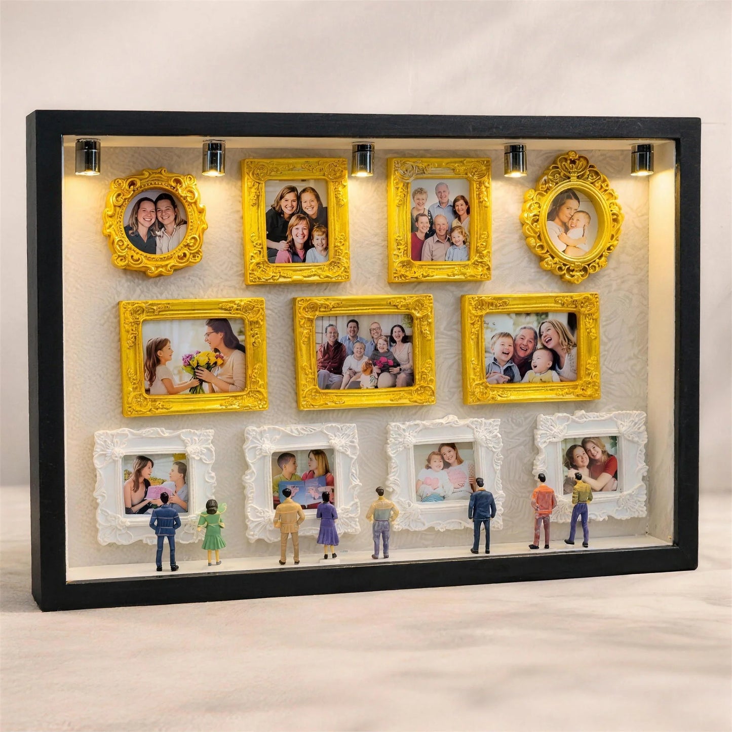 "Our Tiny Museum" Personalized 3D Photo Frame – A Gift She’ll Cherish Forever