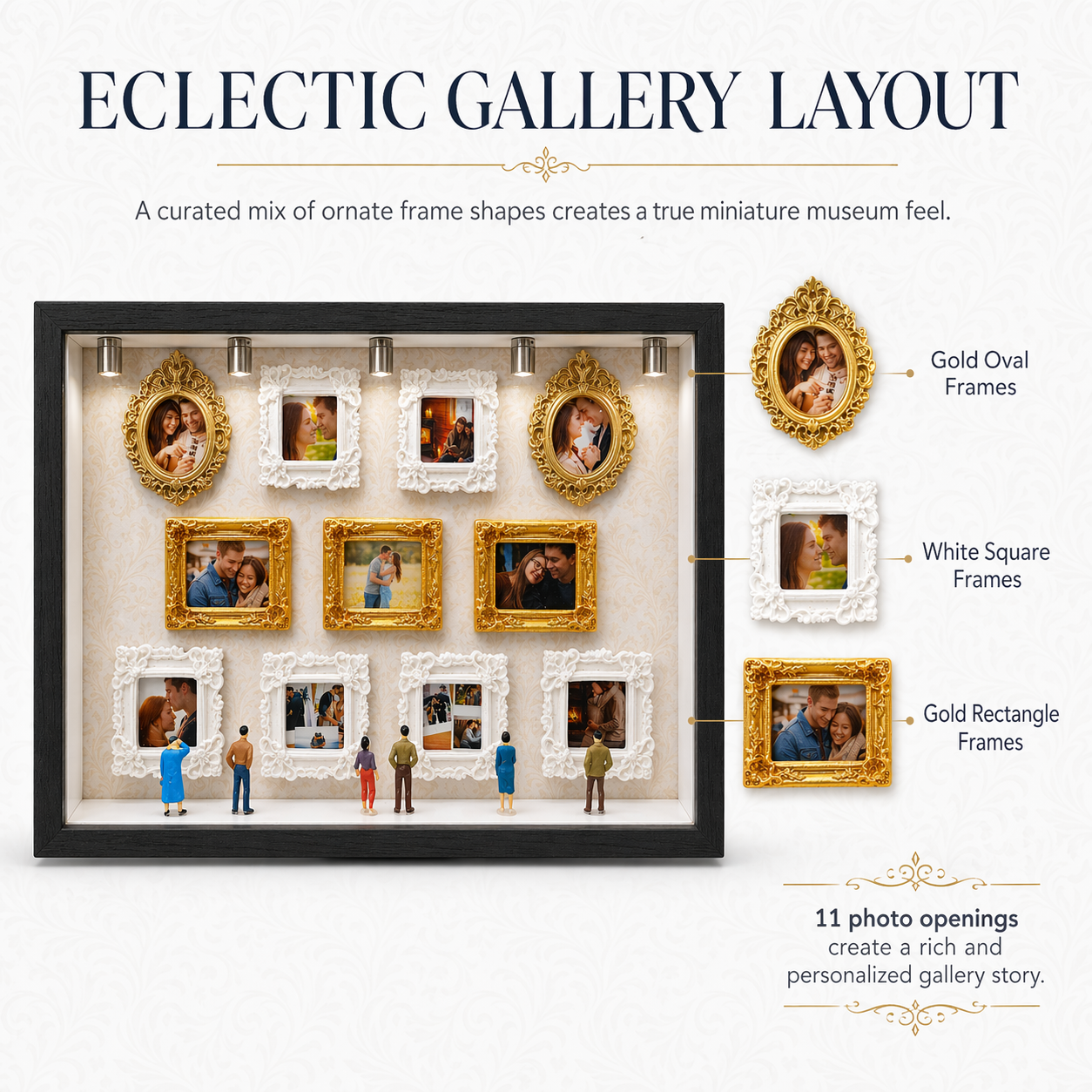 "Our Tiny Museum" Personalized 3D Photo Frame – A Gift She’ll Cherish Forever